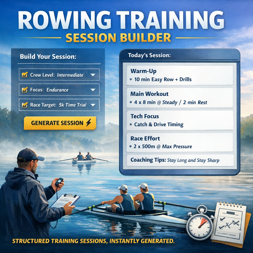Rowing Training Session Builder