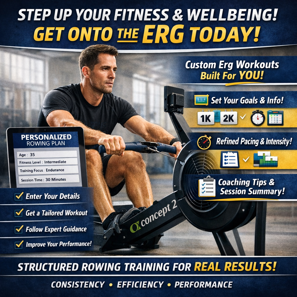 Get Fit with Custom Erg Workouts
